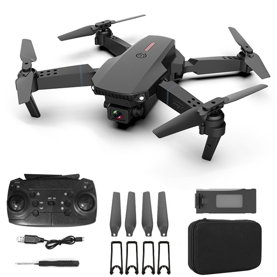 E88 Pro Drone 4k With High Definition Camera WiFi FPV Foldable Drone 2.4G 6 Axis RC Quadcopter Altitude Hold