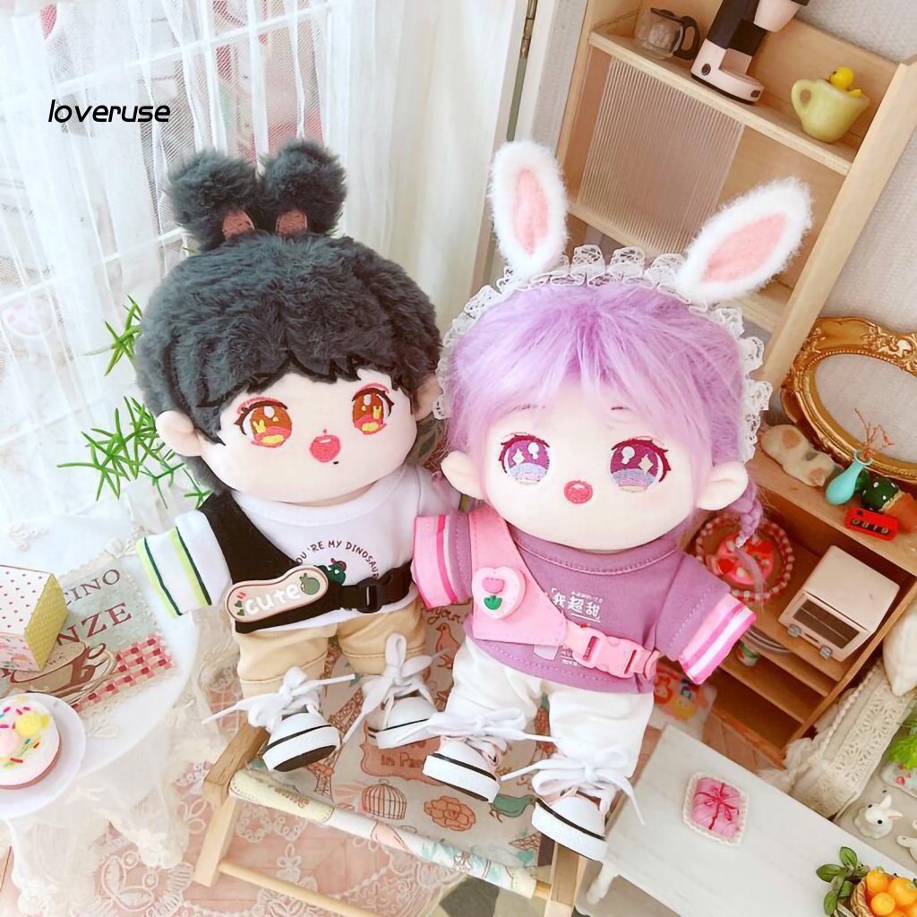 Áo Khoác Họa Tiết Hoạt Hình Đáng Yêu Cho Búp Bê 20cm