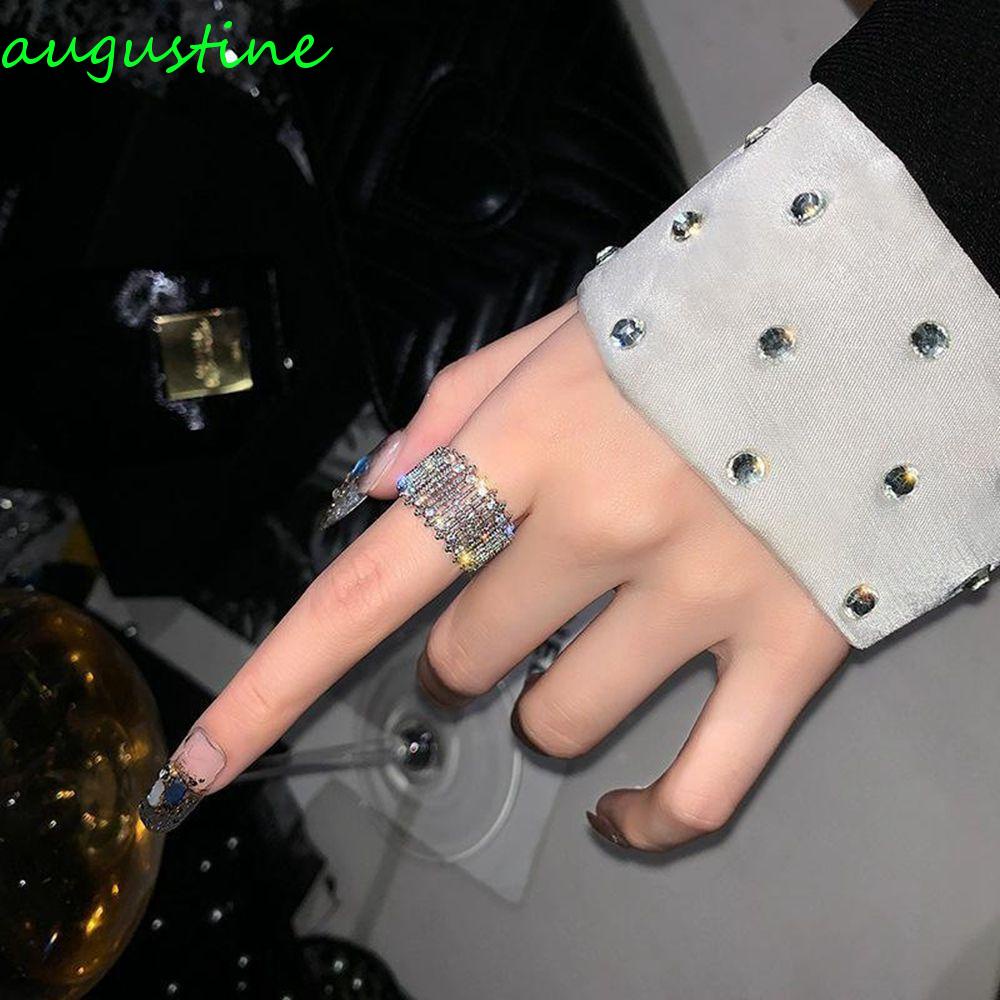 Nhẫn Đồng AUGUSTINE Mở Rộng Nhiều Lớp Phong Cách Punk Cổ Điển Có Thể Điều Chỉnh