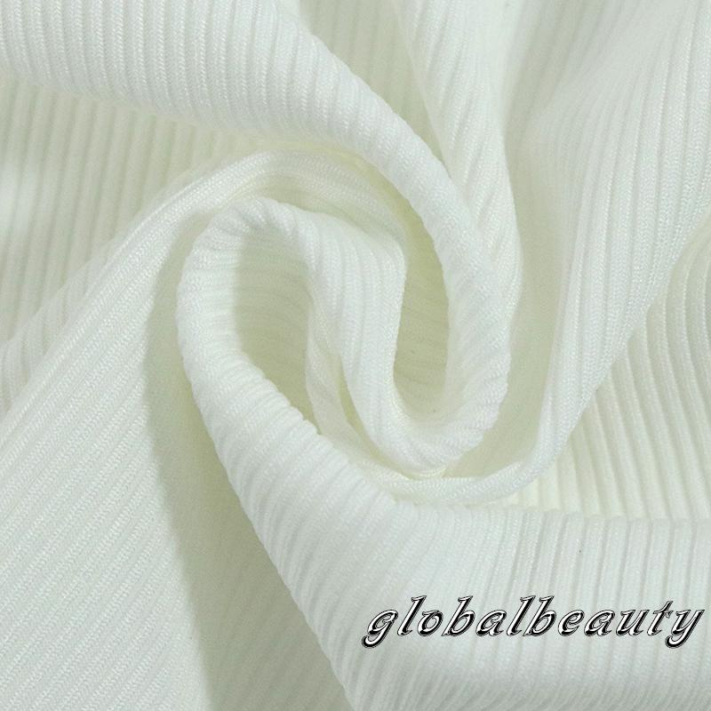 Áo Crop Top Hai Dây Mùa Hè Mỏng Màu Trơn Có Tay Áo Gân Cho Nữ