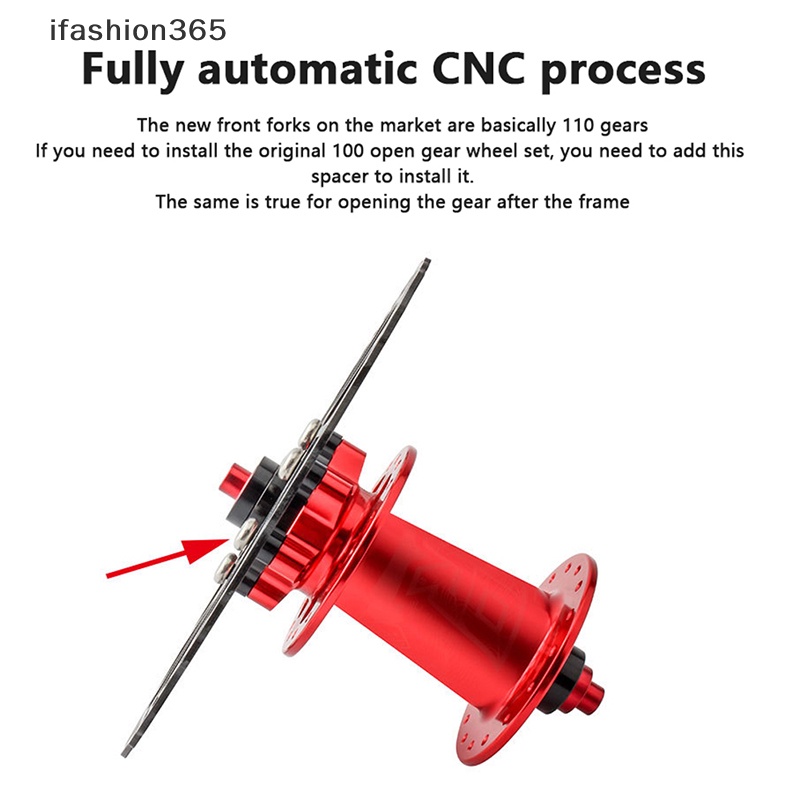 Vòng Đệm Chuyển Đổi Trục Bánh Xe Đạp 12x142 Sang 148MM 15x100 Sang 110MM