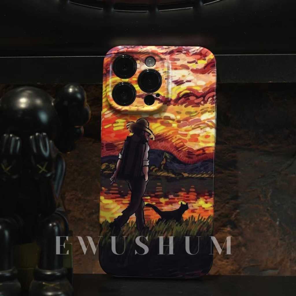 Ốp Điện Thoại In Hình Tranh Sơn Dầu Van Gogh 13iPhone Max Max 78111214Ốp Điện Thoại Họa Tiết Graffiti Độc Đáo Cho Apple Xnsjj