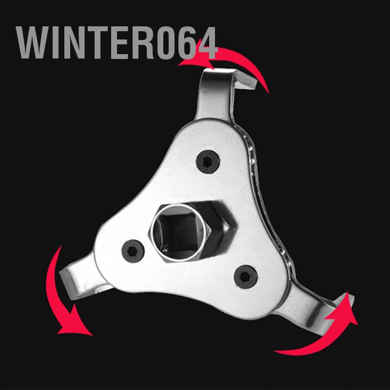 Winter064 3 Hàm Lọc Dầu Cờ Lê Thép Có Thể Điều Chỉnh Công Cụ Loại Bỏ Vỏ Nhiên Liệu Nặng Cho Xe Hơi