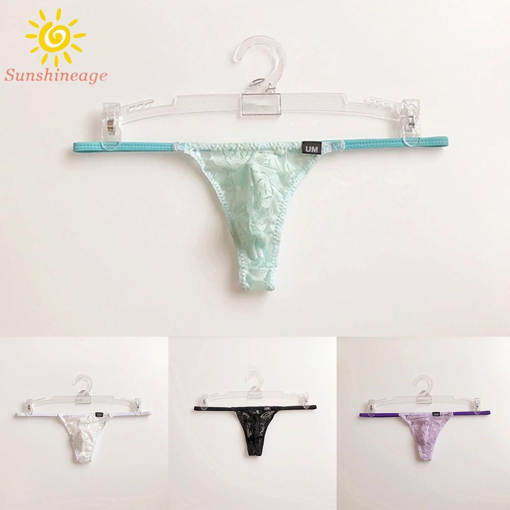 Quần Lót Nam Lọt Khe Phối Ren Quyến Rũ