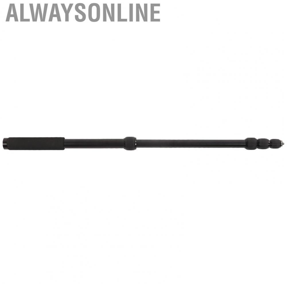 Alwaysonline 1.5m Selfie Stick Aluminium Alloy with 1/4in Screw Interface Extendable Pole for  Stabilizer