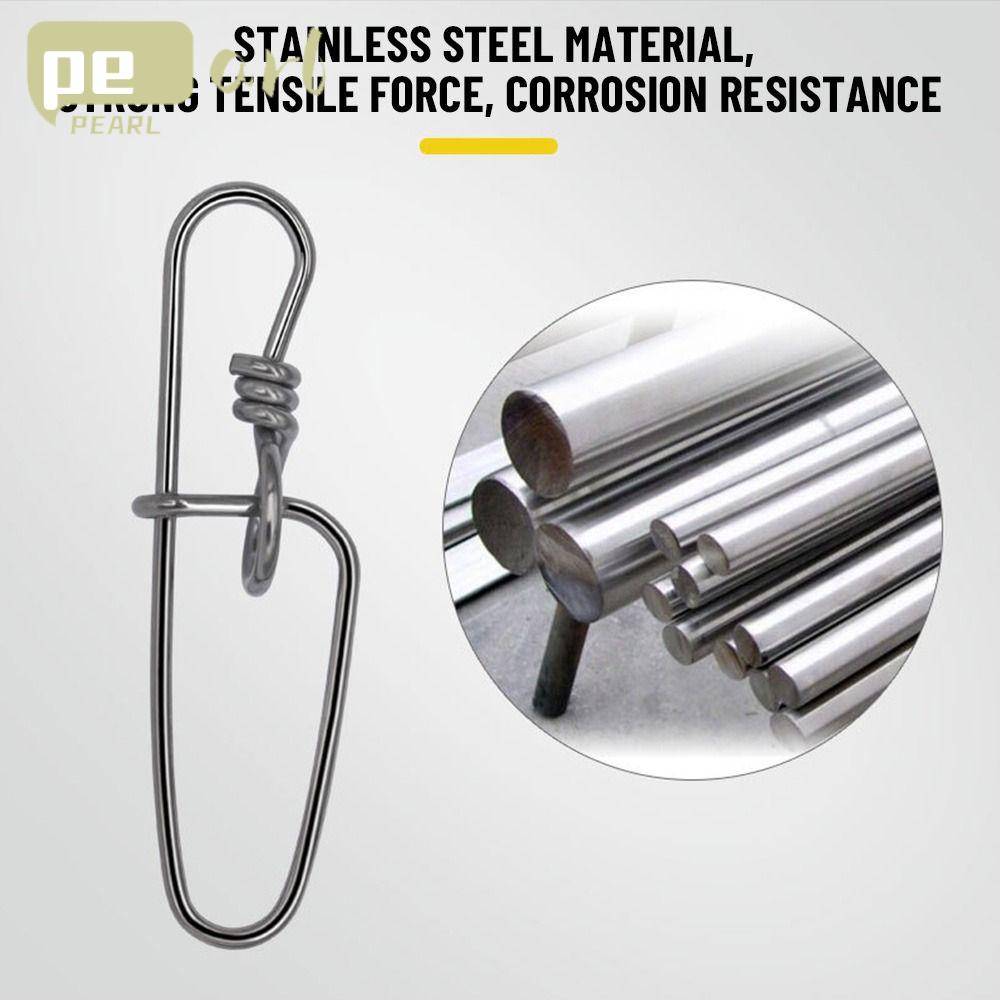 .50 Cái Vòng Treo Dây Câu Cá Bằng Thép Không Gỉ Bền Bỉ Mới