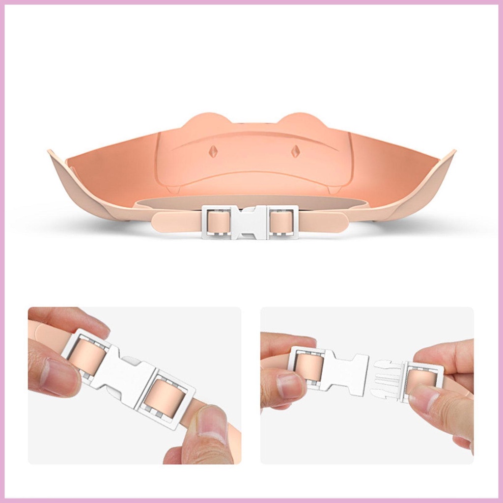 Mũ Chắn Nước Gội Đầu Họa Tiết Hoạt Hình Dễ Thương Cho Bé