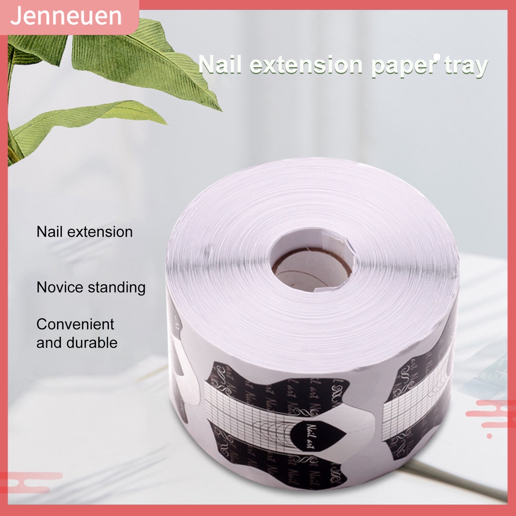 Cuộn 500 Miếng Dán Nối Móng Tay Bằng PVC Có Thể Tái Sử Dụng