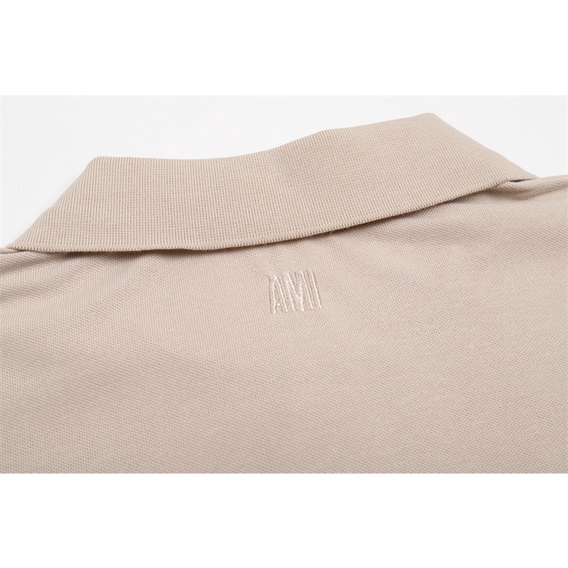 Áo Thun polo Tay Ngắn Thêu Họa Tiết A-M-I88-Classic Thời Trang Cho Nam Và Nữ