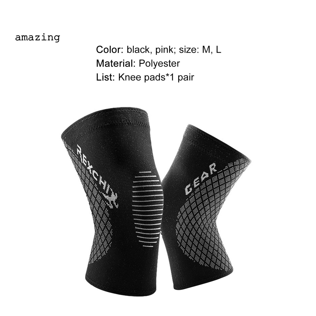 1 Cặp Găng Tay Nén Bảo Vệ Đầu Gối 2 Màu Tùy Chọn Dùng Trong Thể Thao