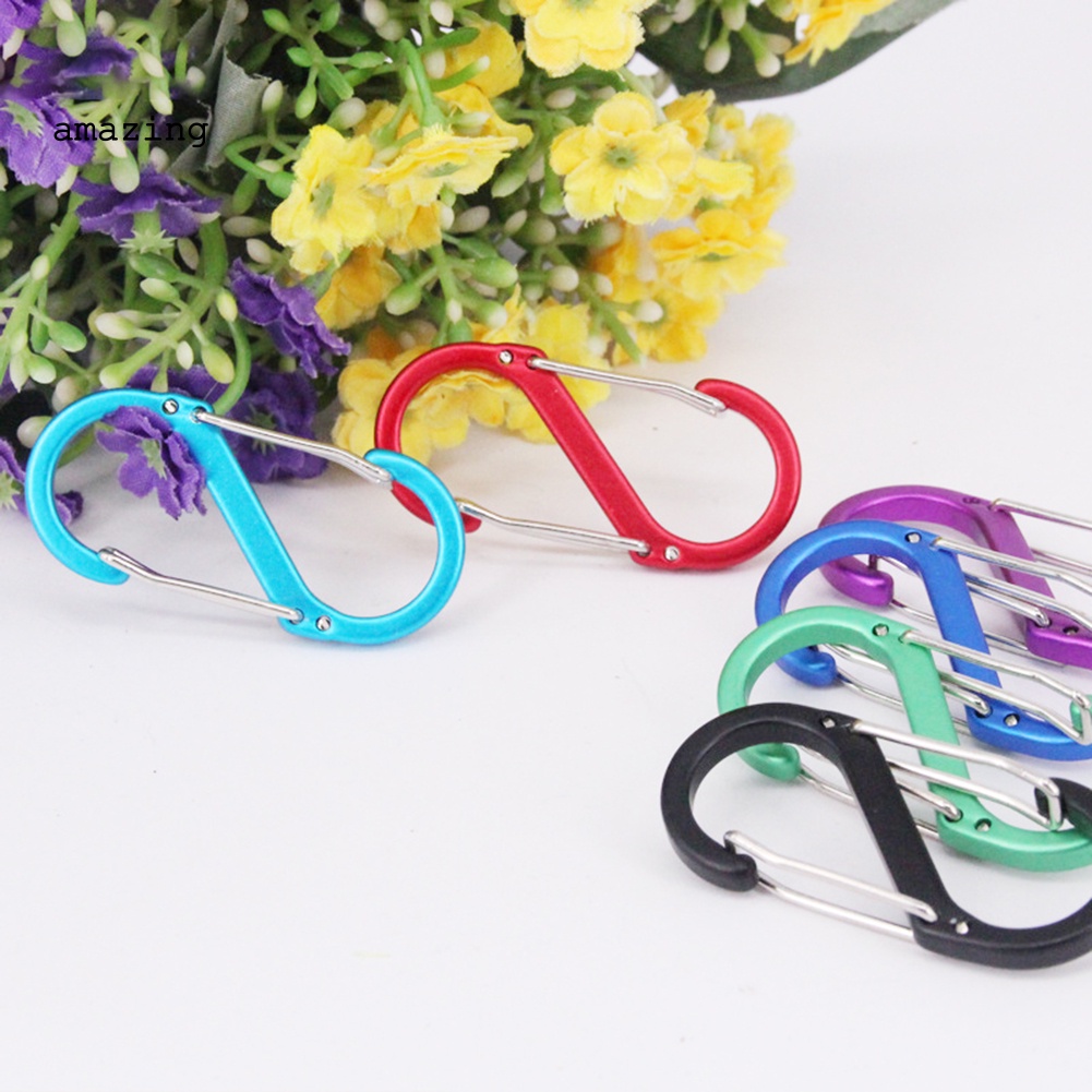 Set 5 Móc Khóa Chữ S Đa Năng Dùng Cho Các Hoạt Động Ngoài Trời