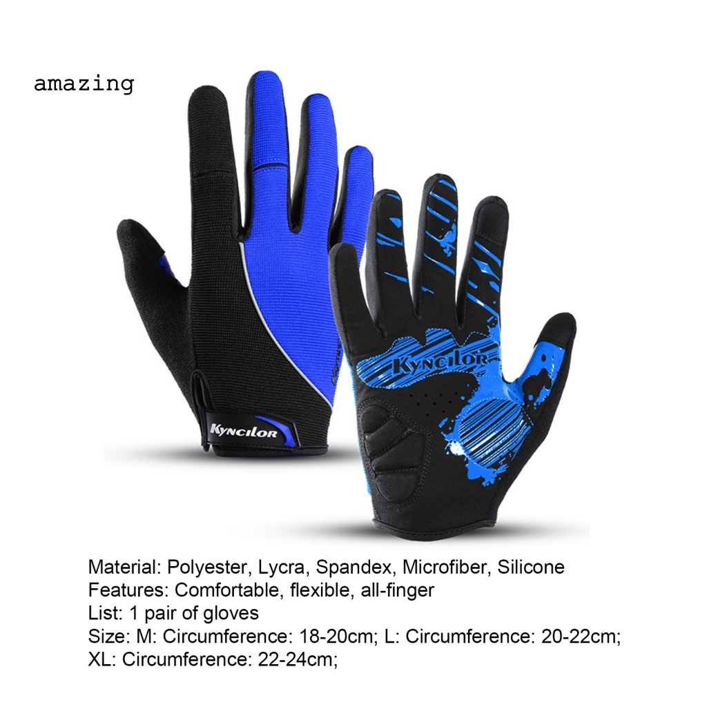 1 Đôi Găng Tay Dài Chống Trượt Chống Ẩm Dùng Lái Xe Thể Thao