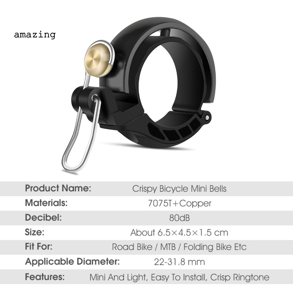 Chuông Gắn Tay Lái Xe Đạp Cứng Cáp Phong Cách Vintage