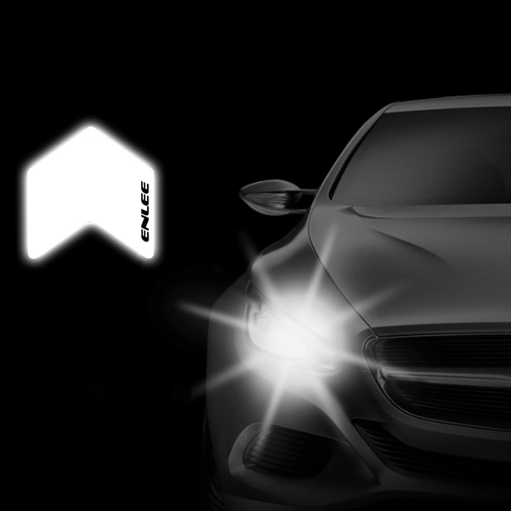 Bộ 12 Miếng Dán Phản Quang Siêu Mỏng Trang Trí Bánh Xe Đạp Leo Núi Ban Đêm