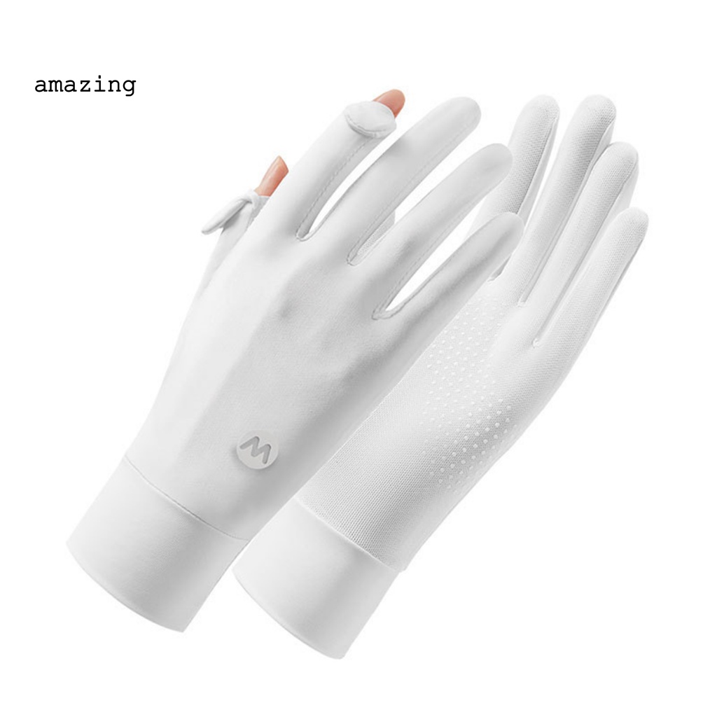 1 Đôi Găng Tay Chống Trượt Có Thể Chạm Màn Hình Cảm Ứng Thời Trang Mùa Hè Dành Cho Nữ