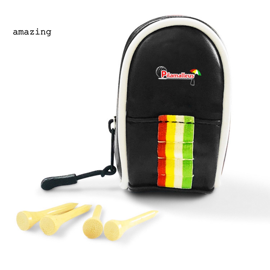 Túi Đựng Bóng Golf Mini Có Khóa Kéo Đeo Hông Chống Mài Mòn