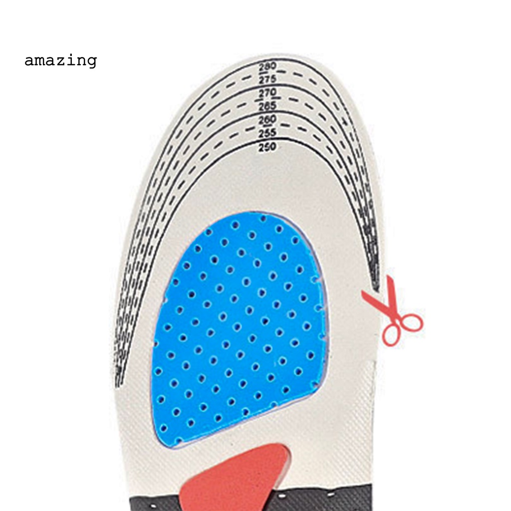1 Cặp Đệm Lót Giày Thể Thao Mềm Mại Có Thể Cắt Ra Cho Nam Và Nữ