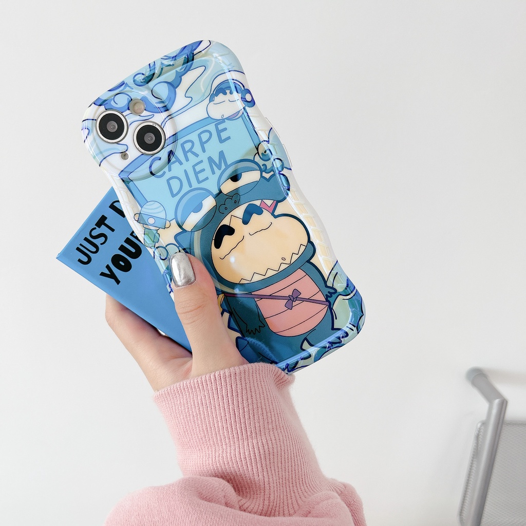 Ốp Điện Thoại TPU Blu-ray Chống Trượt Chống Sốc In Hình Shinchan Cho Apple IPhone 14 13 12 11 Pro Max