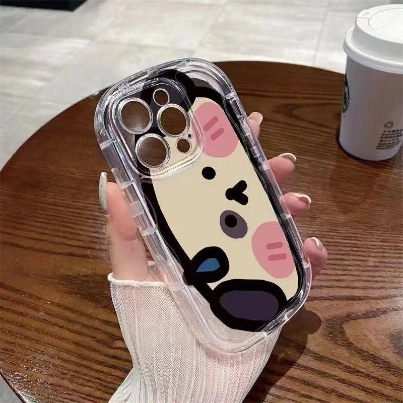 Ốp Điện Thoại TPU Mềm Trong Suốt Chống Sốc Hình Chú Cún Cho Iphone 14 Plus 13 Pro Max 12 Mini 11 X Xs Xr 8 7