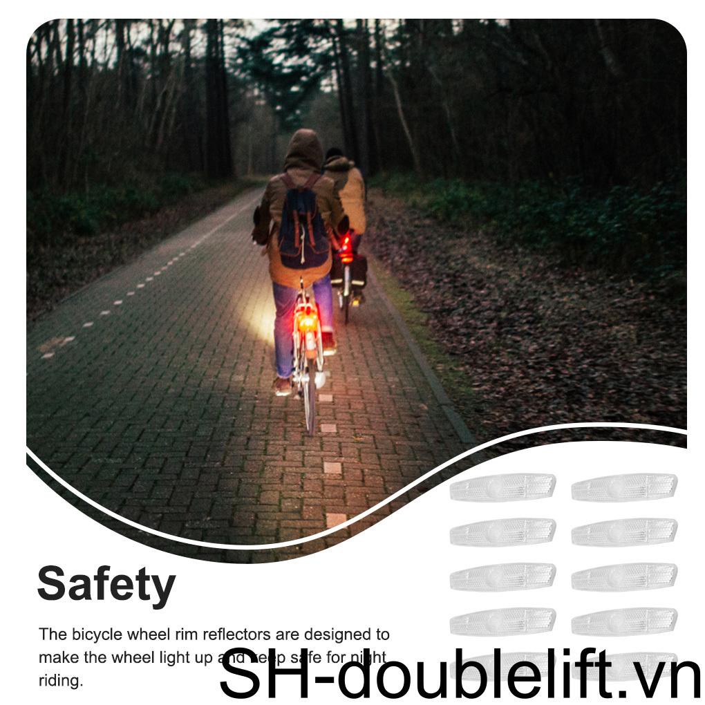 Bộ 10 Miếng Dán Phản Quang Chống Thời Tiết Thay Thế Tiện Dụng Cho Xe Đạp