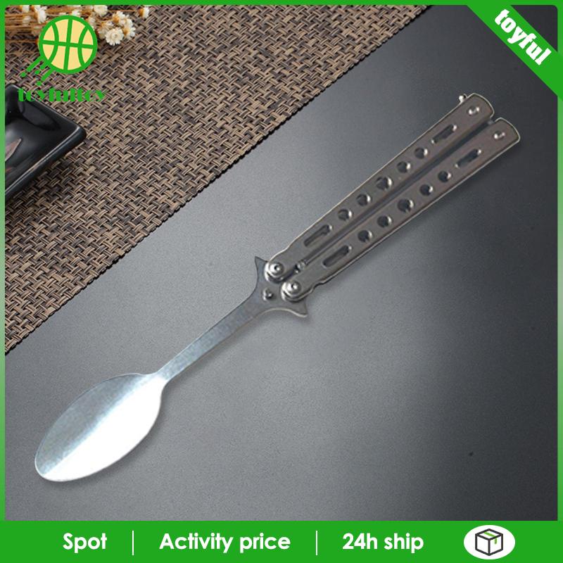 Muỗng Hình Bướm Dạng Mở Dùng Để Nướng BBQ Khi Đi Du Lịch