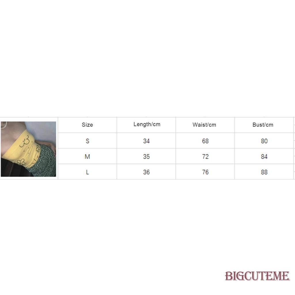 Áo Ống Mùa Hè Dạng Quấn Không Tay In Họa Tiết Hoa Cho Nữ