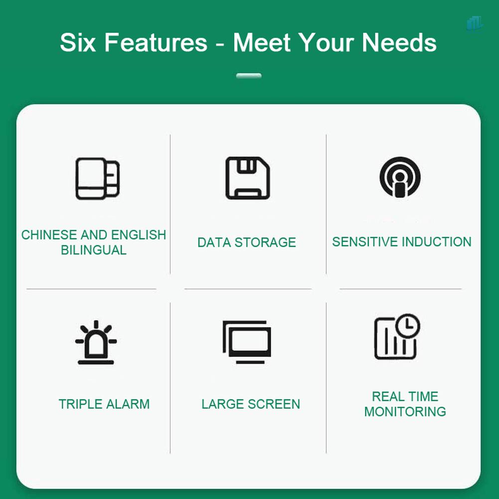 Máy Đếm Bức Xạ Hạt Nhân Geiger X-Ray - rays - rays Khử Âm Cầm Tay Thiết Thực Cho Gia Đình