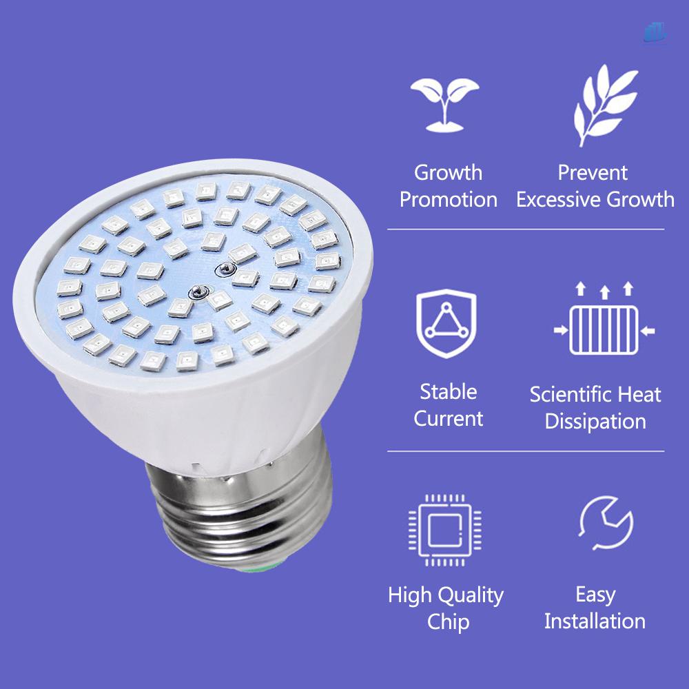 Bóng Đèn LED Trồng Cây Trong Nhà E27 E220V