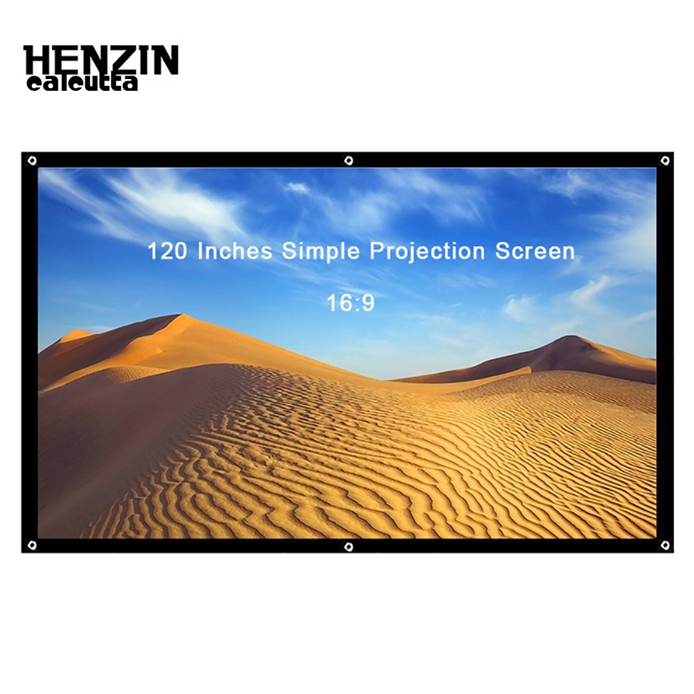 Màn Hình Máy Chiếu 60 / 72 / 84 / 100 / 120 Inch Có Thể Gập Lại