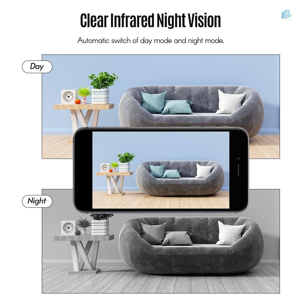 Camera WiFi Thông Minh 720P Độ Phân Giải Cao Có Tầm Nhìn Ban Đêm Với 2 Chiều Và Phụ Kiện