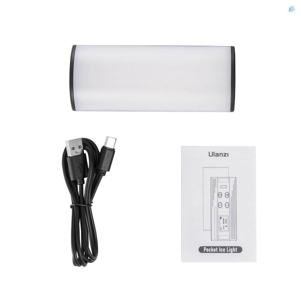 ULANZI Đèn LED Ống RGB Từ Tính Mini 2500K-9000K 20 Hiệu Ứng Ánh Sáng CRI95 + Tích Hợp Pin Cho Live Stream