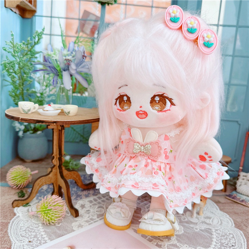 Búp Bê Nhồi Bông Cotton 20cm Xinh Xắn Dành Cho Bé