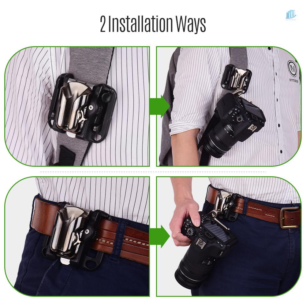 Giá Đỡ Kẹp Thắt Lưng 1 / 4 Inch Chuyên Dụng Cho Máy Ảnh