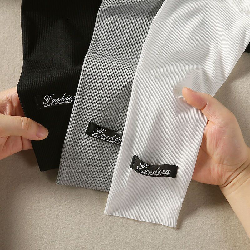 Quần Dài Vải Lụa Lạnh Mỏng Co Giãn Phong Cách Hàn Quốc Thời Trang Mùa Hè Cho Nữ