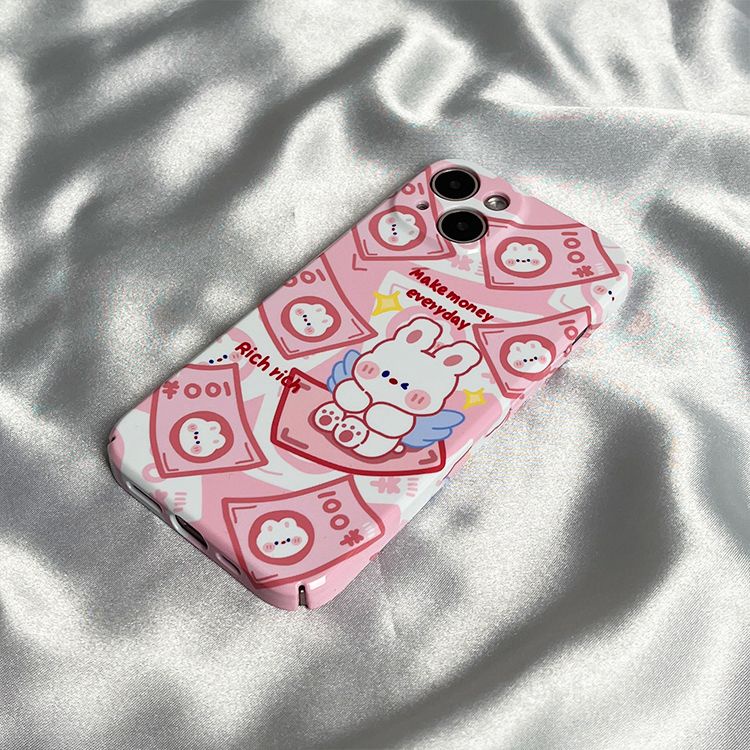 Phụ Kiện Đa Dạng Độc Đáo Tiện Dụng813711Ốp Điện Thoại Cứng In Hình Thỏ Cầu May Mắn Cho Iphone 12 Xr Xs Max 14 12