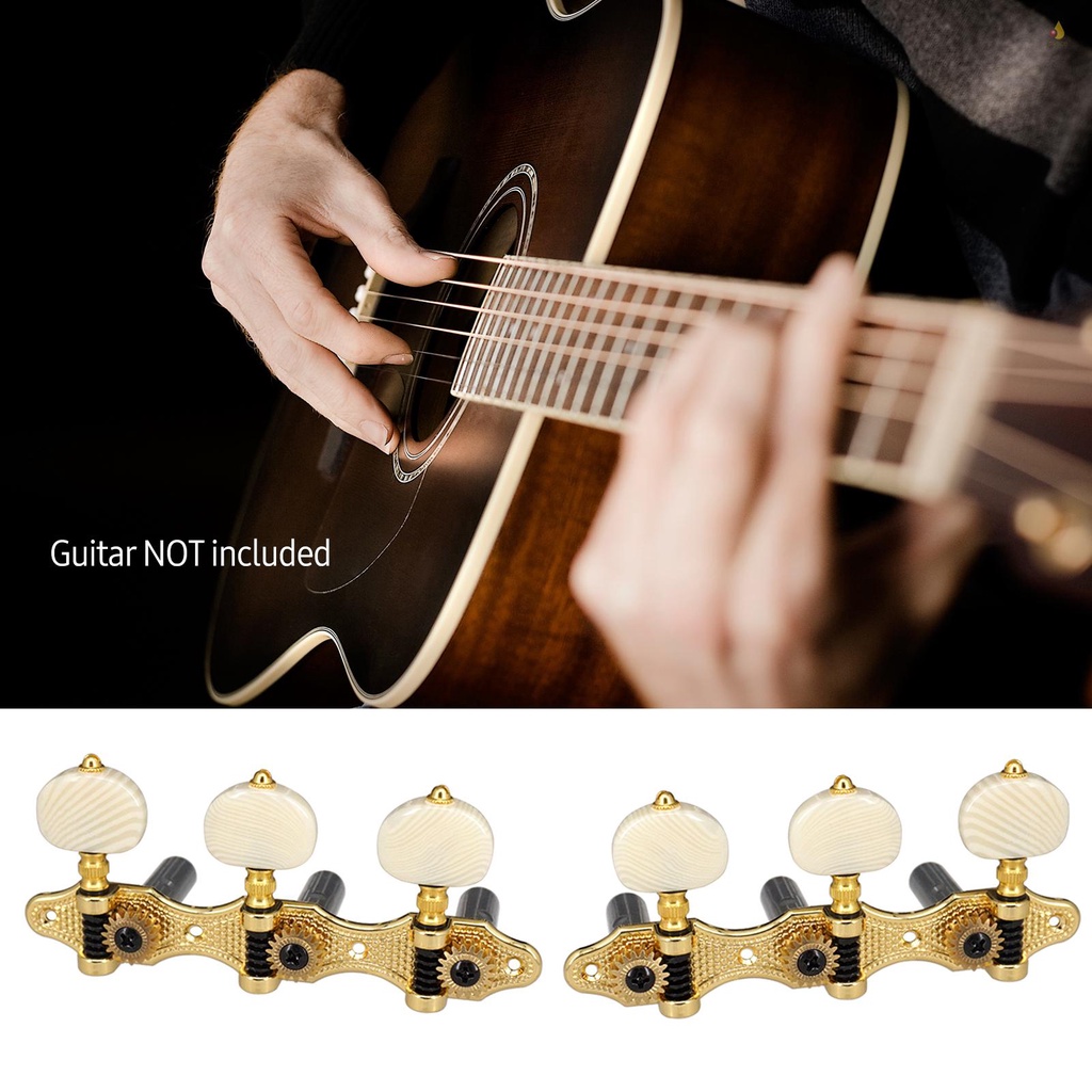 Núm Điều Chỉnh Dây Đàn Guitar Cổ Điển 1: 18 Tuning Key 3 Left 3 Right Guitar