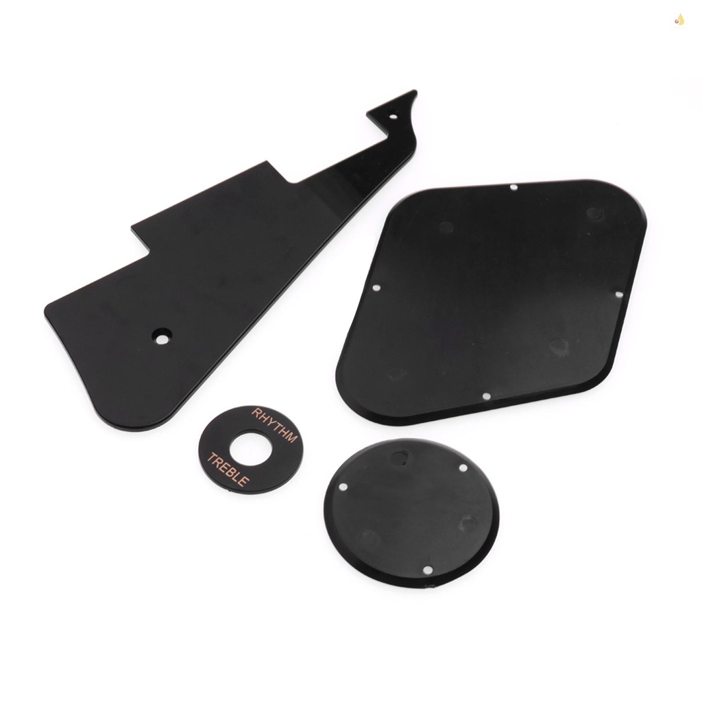 Bộ 4 Miếng Bảo Vệ Miếng Gảy Đàn Guitar Điện Bằng Nhựa Chống Trầy Trước Và Sau