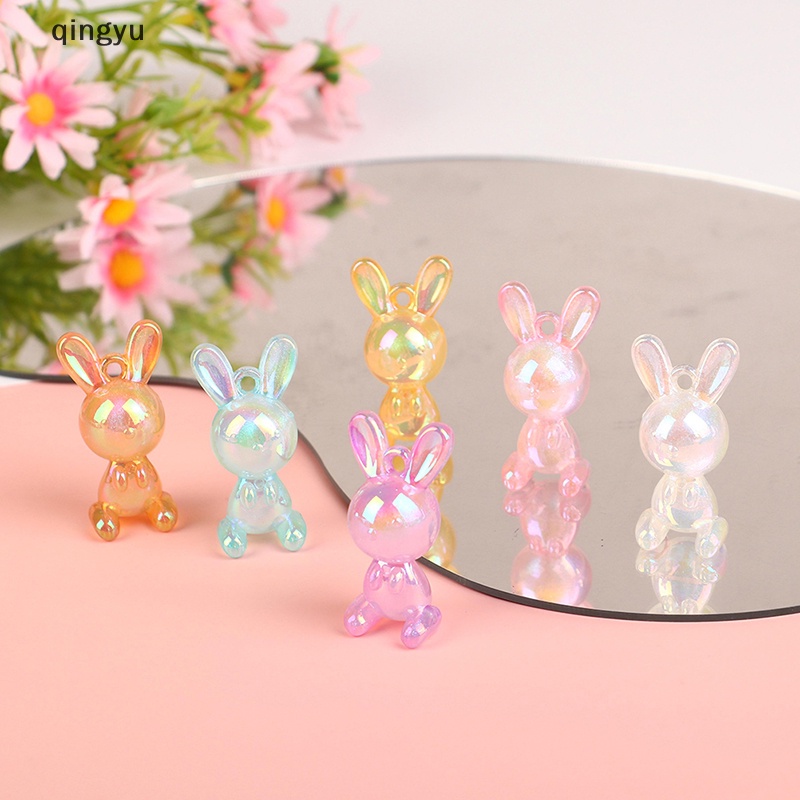 1 Mặt Vòng cổ Hình Thỏ Nhiều Màu Sắc DIY