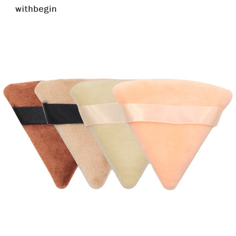 Set 2 Mút Trang Điểm Mini Hình Tam Giác Bằng Cotton