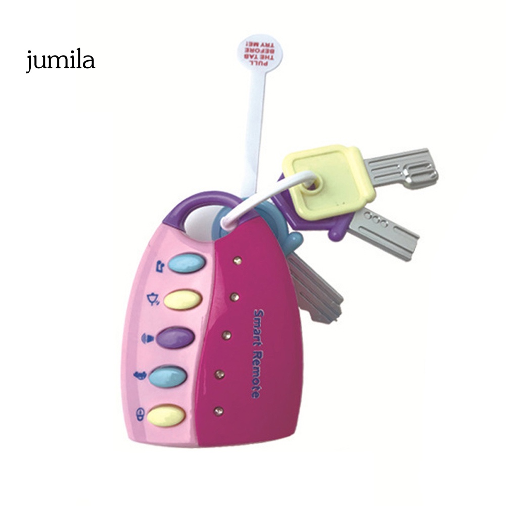 Đồ Chơi Xe Hơi Thông Minh Điều Khiển Từ Xa Có Nhạc Và Móc Khóa Giáo Dục Cho Bé