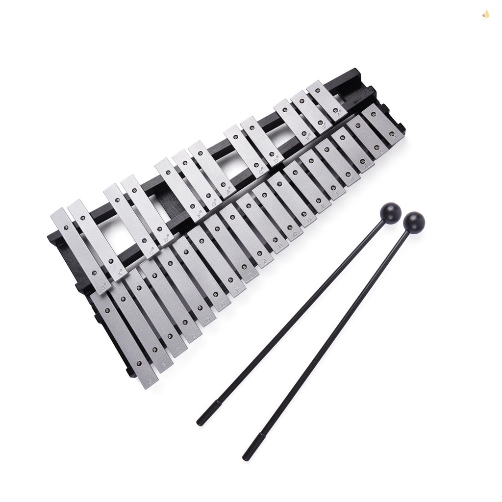Bộ Nhạc Cụ Glockenspiel Xylophone 30 Note Khung Nhôm Gấp Gọn Được Kèm Túi Đựng