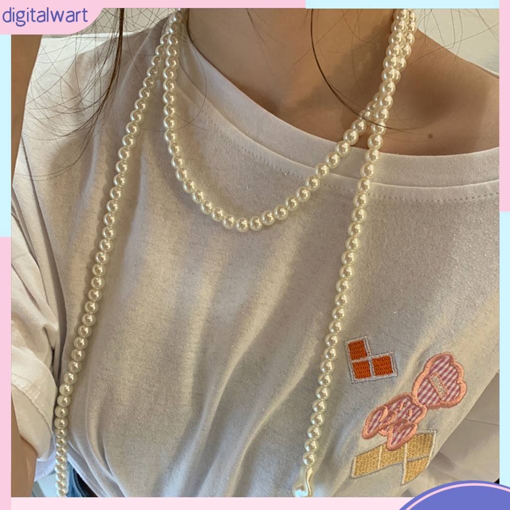 Vòng Cổ Choker Dài Nhiều Lớp Đính Ngọc Trai Nhân Tạo Phong Cách Vintage Cho Nữ