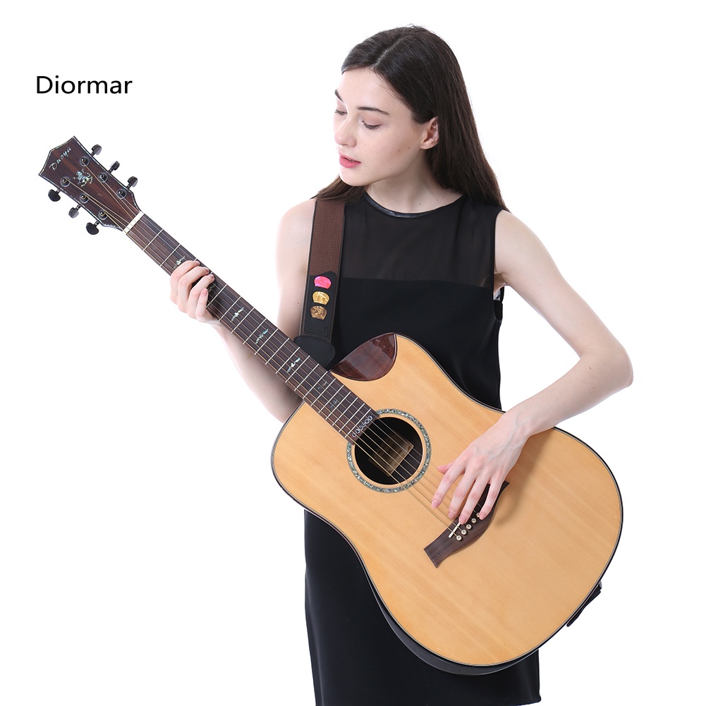 Dây Đeo Vai Có Thể Điều Chỉnh Được Kèm 3 Miếng Gảy Đàn Guitar