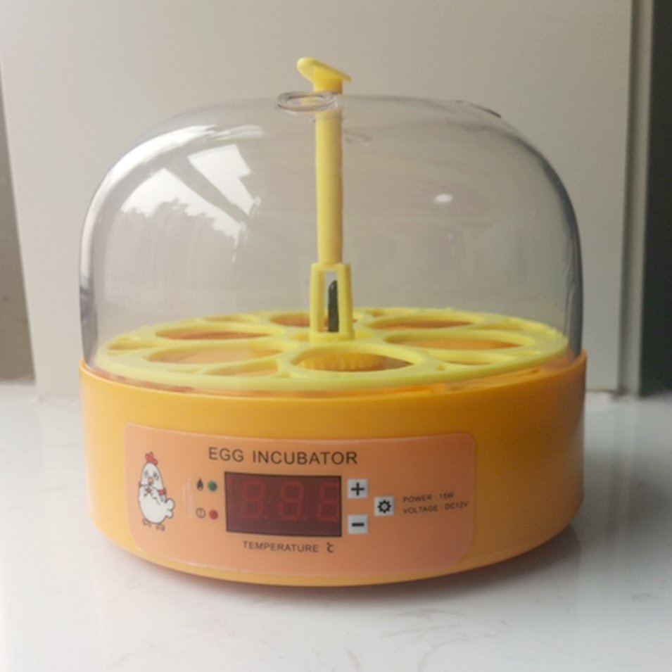 Mini Kỹ Thuật Số 6 Trứng Ấp Nhiệt Độ Tự Động Brooder Gà Vịt Máy Ấp Trứng Gia Cầm Trang Trại Máy Ấp Gia Cầm Máy