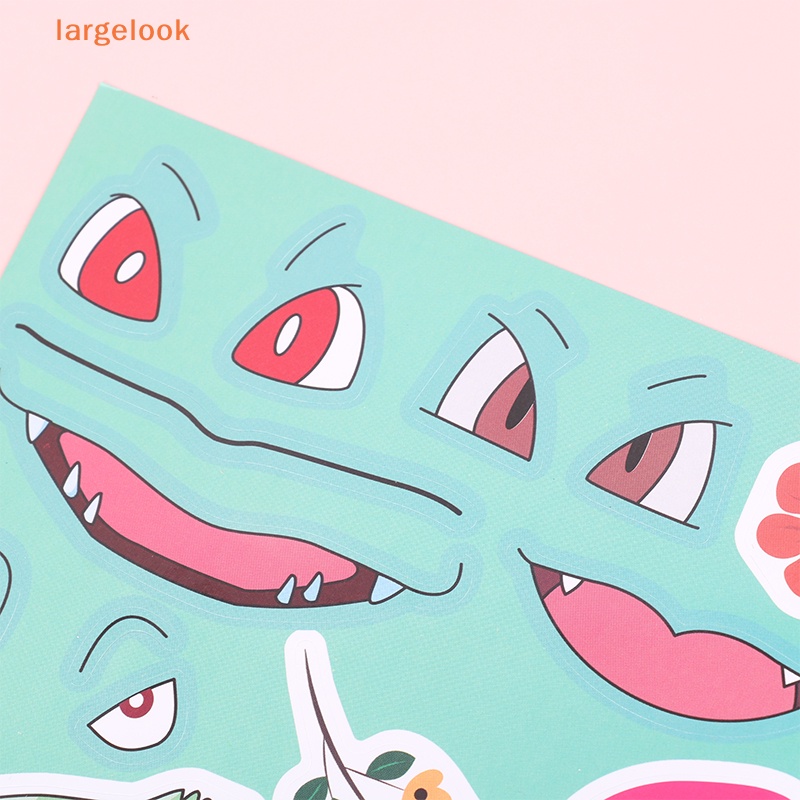 Miếng Dán Xếp Hình Make-a-Face Vui Nhộn Họa Tiết Hoạt Hình Cho Bé