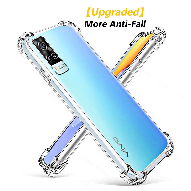 【2 Gen】Ốp Điện Thoại Trong Suốt Cho Vivo Y02s V25 V25E T1 Y15s Y22 Y22s Y35 Y16 V27 V27E Y21 Y33s Y21s Y33T Y12 Y15 Y17 Y20 Y20s Y12s Y20i Y12s Y51 Y31 2020 Y91 Y95 Y91C Y85 V9