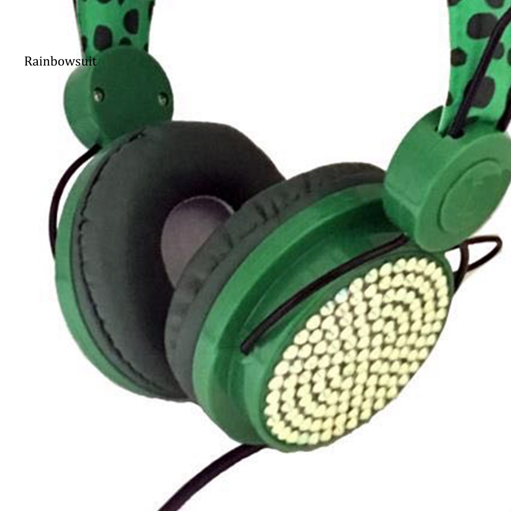 Tai Nghe Chụp Tai Có Dây Hình Khủng Long Trọng Lượng Nhẹ Dễ Điều Chỉnh Cho Bé