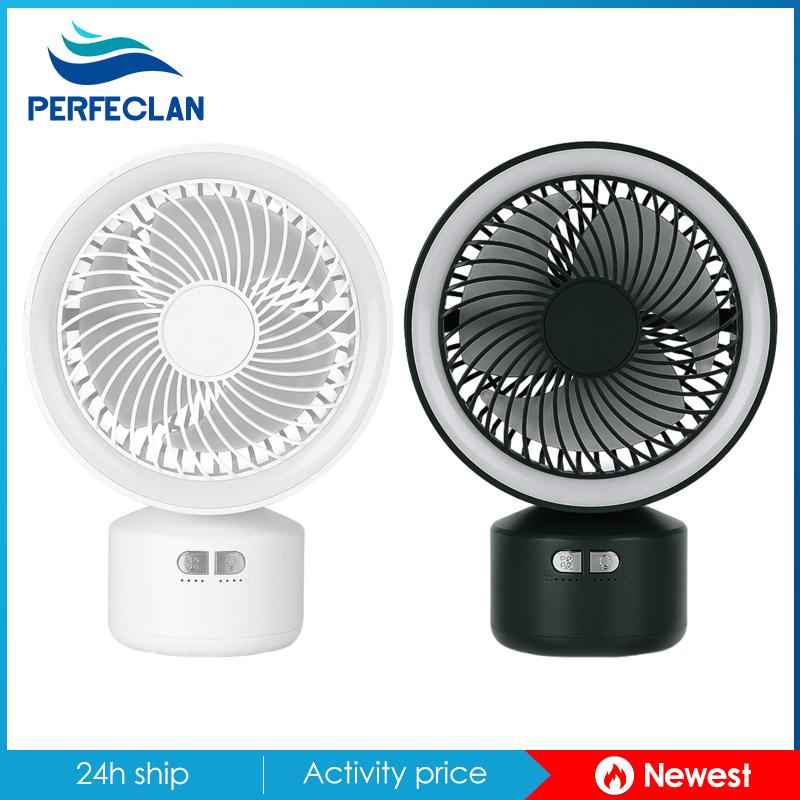 Quạt Cắm Trại Có Đèn LED Có Thể Điều Chỉnh Độ Sáng