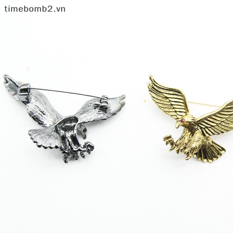 Ghim Cài Áo Hình Đại Bàng Phong Cách Vintage Thời Trang Cho Nam