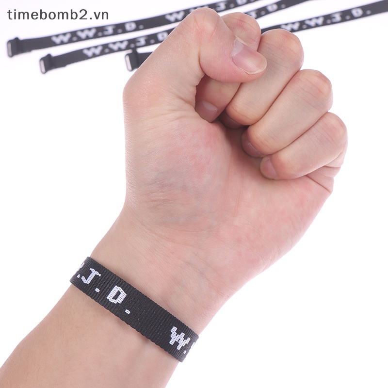 Bộ 4 Vòng Tay In Chữ WWJD What Would Jesus Do
